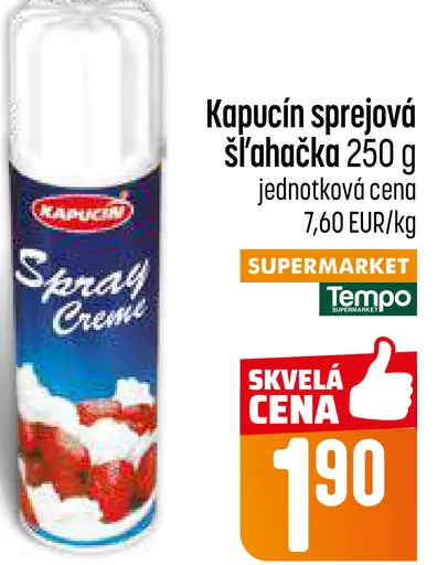 Kapuccino Sprejová šľahačka
