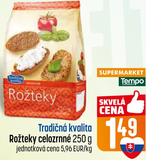 Rožteky celozrnné