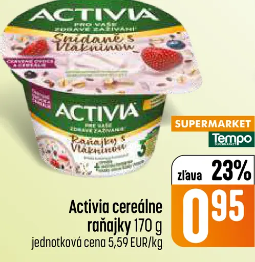 Activia cereálne raňajky