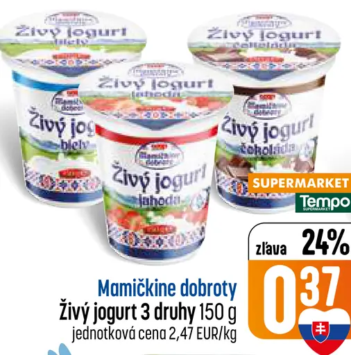 Coop Jednota Živý jogurt