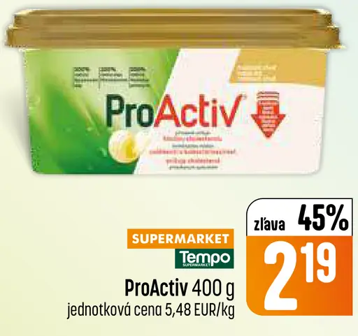 Flora ProActiv rastlinný tuk na natieranie