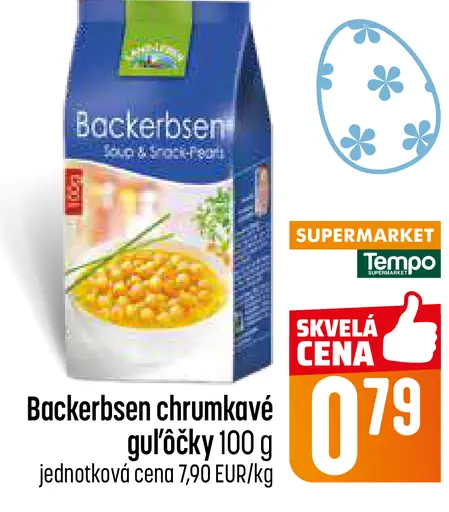Backersben chrumkavé guľôčky