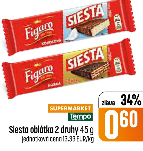 Figaro Siesta oblátka