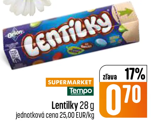 Orion Lentilky čokoládové cukríky