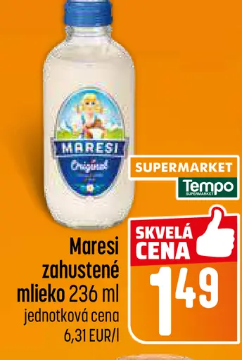 Maresi zahustené mlieko