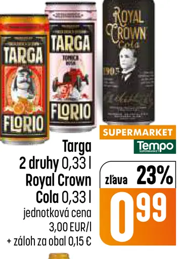 Targa nealkoholický nápoj