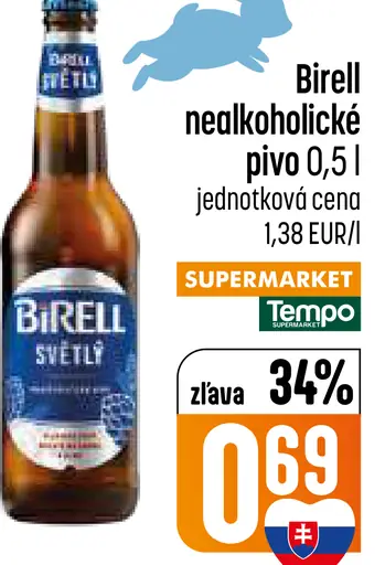 Birell Svetlé nealkoholické pivo