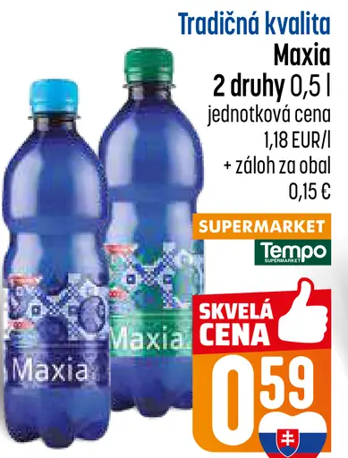Maxia ochutená voda