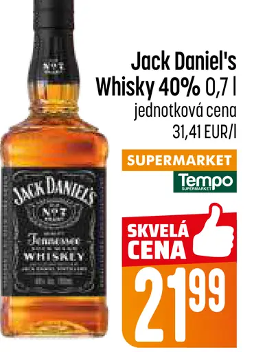 Jack Daniel's Whiskey 40%