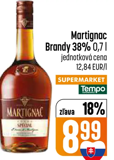 Martignac Brandy 38%