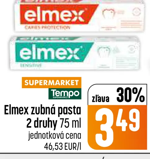 Elmex zubná pasta