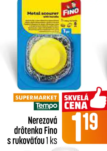 Fino Nerezová drôtenka s rukoväťou