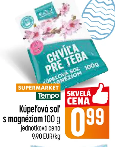 Kúpeľová soľ s magnéziom