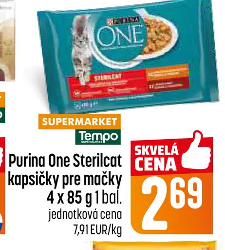 Purina One Sterilcat kapsičky pre mačky