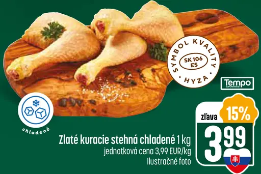 Tempo Zlaté kuracie stehná chladené