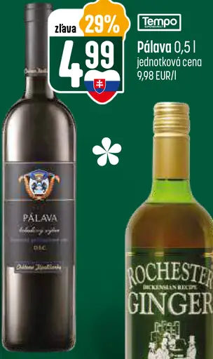 Pálava víno biele 0,5 l