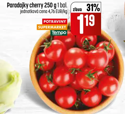 Paradajky cherry strapcové