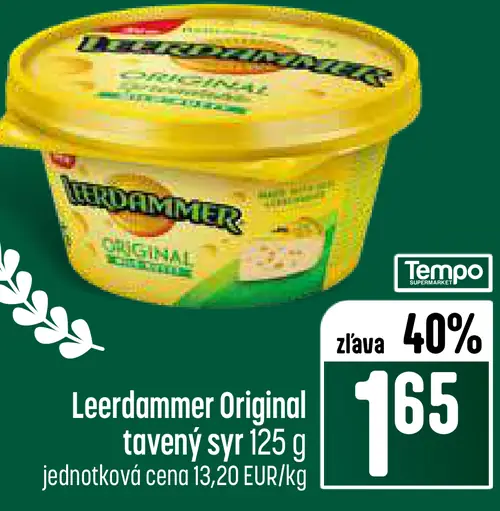 Leerdammer original plátky syr