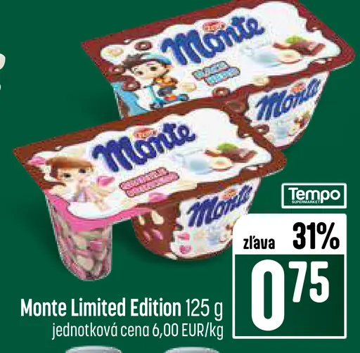 Monte Limited Edition dezert