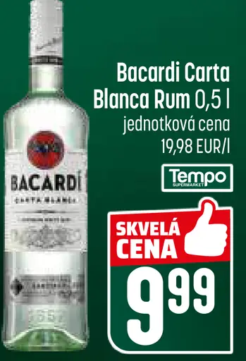 Bacardi Carta Blanca rum