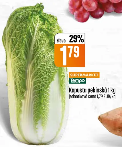 Tempo Kapusta pekinská