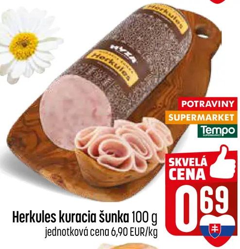 Herkules kuracia šunka