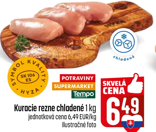 Kuracie rezne chladené