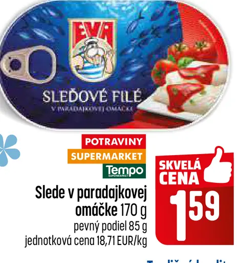 Eva Sardinky v paradajkovej omáčke