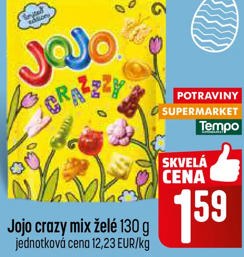 Jojo Crazy mix želé cukríky