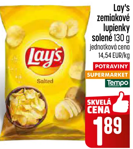 Lay's zemiakové solené lupienky