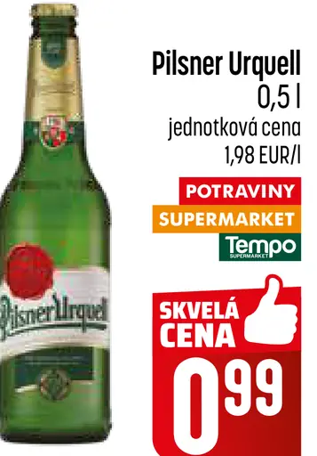 Pilsner Urquell plechovka