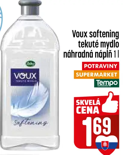Voux softening tekuté mydlo náhradná náplň