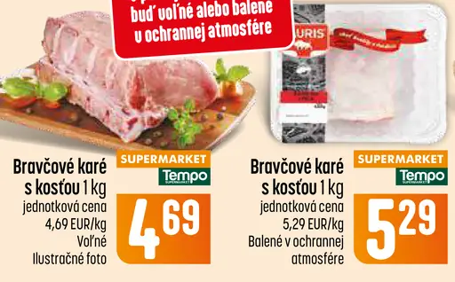 Bravčové karé s kosťou