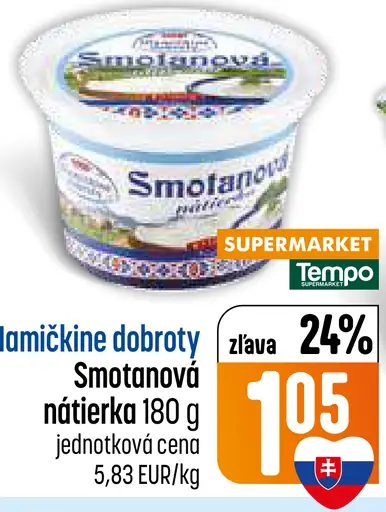 Mamičkine dobroty Smotanová nátierka