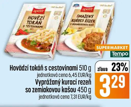 Hovädzí tokáň s cestovinami