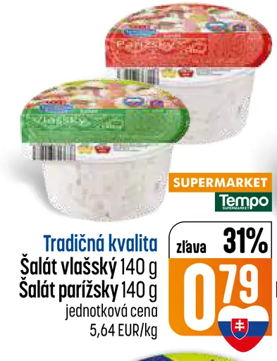 Tradičná kvalita Šalát vlašský