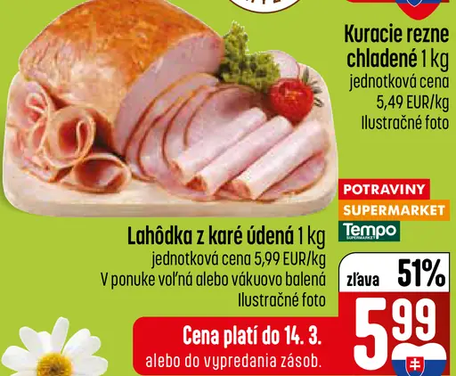 Kuracie rezne chladené