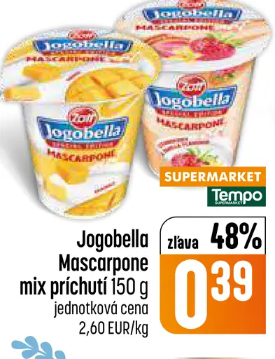 Jogobella Mascarpone mix príchutí