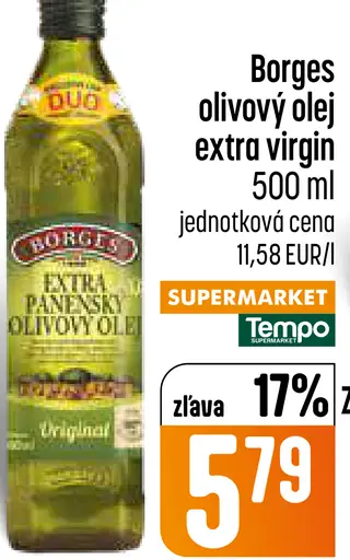Borges Extra Virgin olivový olej