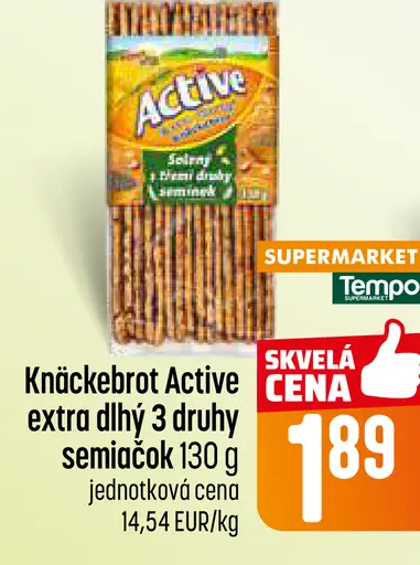 Knäckebrot Active extra dlhý