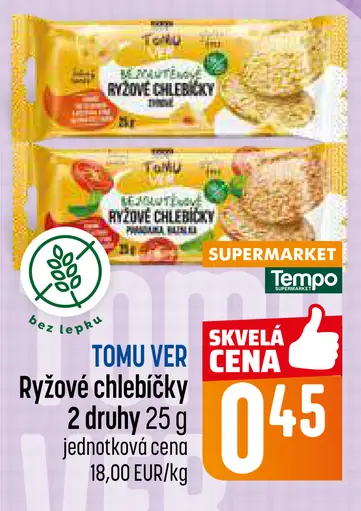 TOMU VER Ryžové chlebíčky