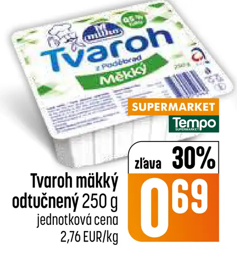 Milsy Tvaroh mäkký odtučnený