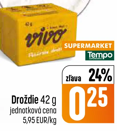 Vivo Droždie čerstvé