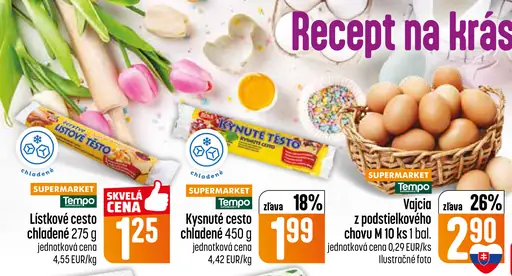 COOP Lístkové cesto chladené