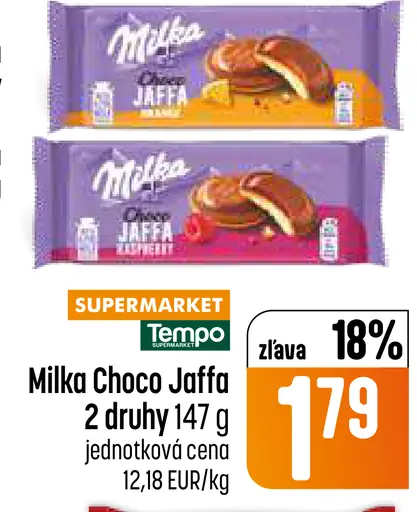 Milka Choco Jaffa sušienky