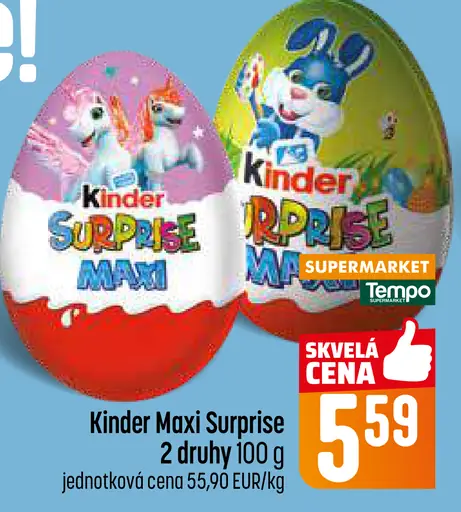 Kinder Maxi Surprise vajíčko