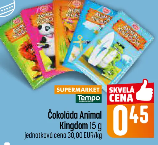 Animal Kingdom Čokoláda