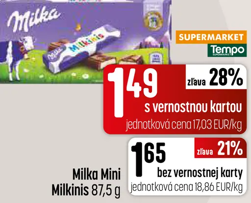 Milka Mini Milkinis