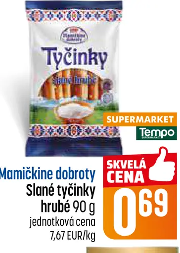 Mamičkine dobroty Slané tyčinky hrubé
