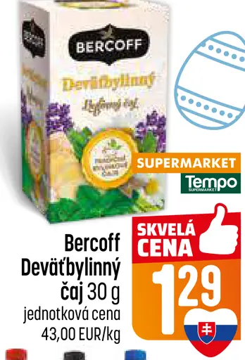 Bercoff Deväťbylinný čaj